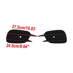Artudatech 2pcs Bumper Grille Fog Lights Grill Grille Trim Cover fit for MERCEDES E-Class W213