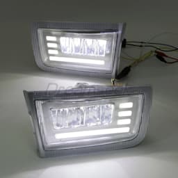 LED DRL for Toyota Land Cruiser Prado J90 LC90 1996-2002 Car Daytime Running Light Fog Lamp Turn Signal Daylight Driving Blinker