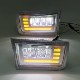 LED DRL for Toyota Land Cruiser Prado J90 LC90 1996-2002 Car Daytime Running Light Fog Lamp Turn Signal Daylight Driving Blinker