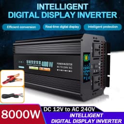 8000W Peak 4000W 12V to 240V SINE WAVE POWER INVERTER CONVERTER LCD USB