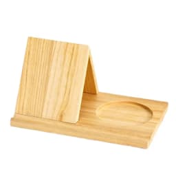 Portable Reading Stand Books Stand Book Rest Shelf Wooden Triangle Book Holder Bookshelf for Tablet Bookcase Organizer