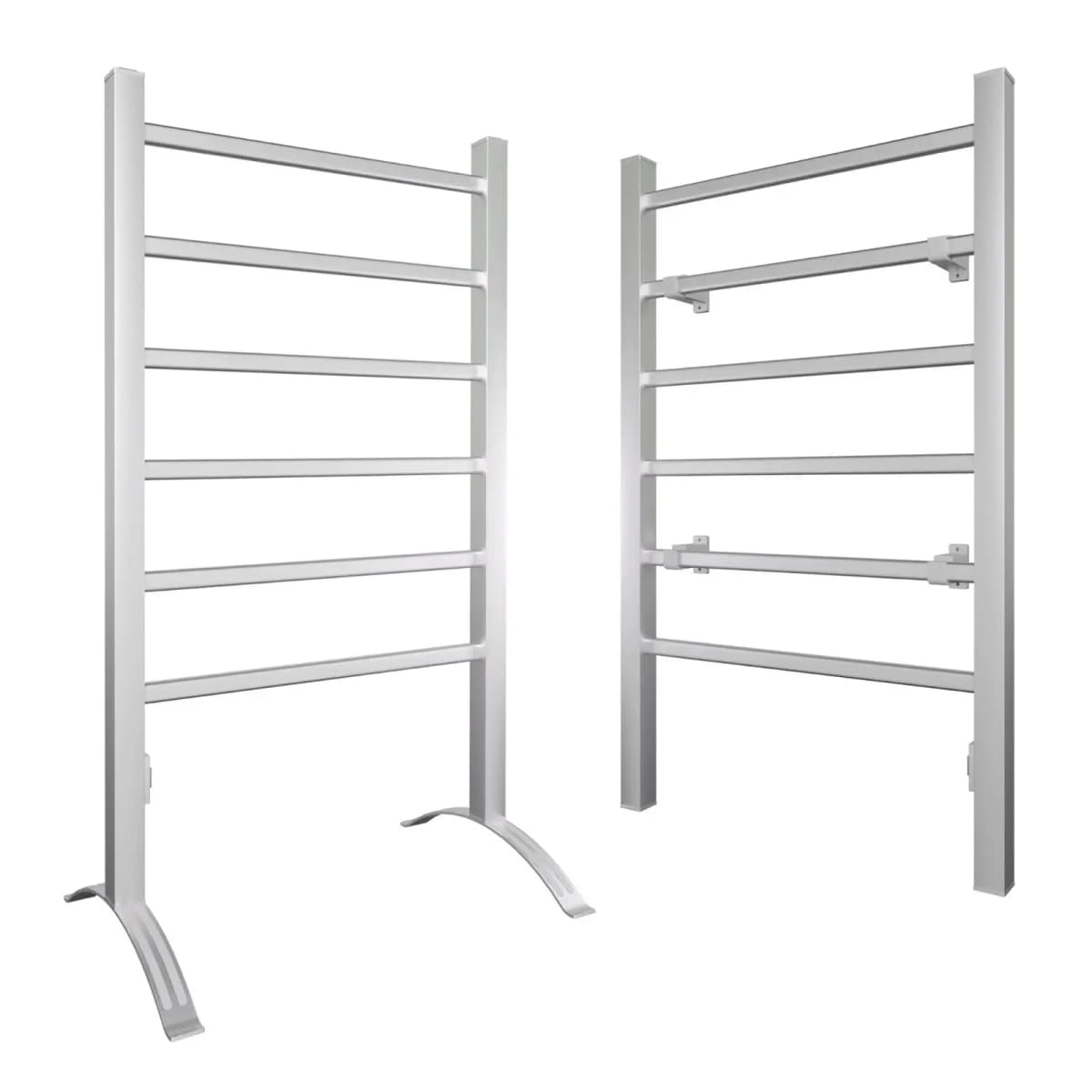 GOFLAME 2-in-1 Electric Towel Warmer 100W Heater Drying Cloth Stand Towel Rack w/6 Bars