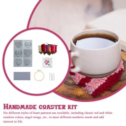 Punch Needle Embroidery Kit For Beginners Beginners Heart Embroidery Set Different Love Pattern Crafting Tool For Work Area