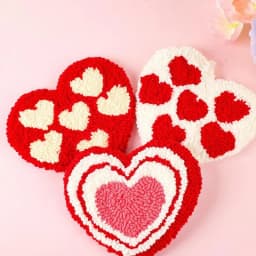 Punch Needle Embroidery Kit For Beginners Beginners Heart Embroidery Set Different Love Pattern Crafting Tool For Work Area