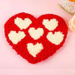 Punch Needle Embroidery Kit For Beginners Beginners Heart Embroidery Set Different Love Pattern Crafting Tool For Work Area