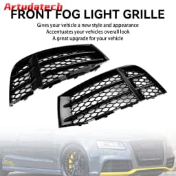 Artudatech Front Bumper Lower Fog Light Cover Grill Grille Fit for Audi RS5 2010-2016