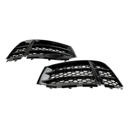 Artudatech Front Bumper Lower Fog Light Cover Grill Grille Fit for Audi RS5 2010-2016