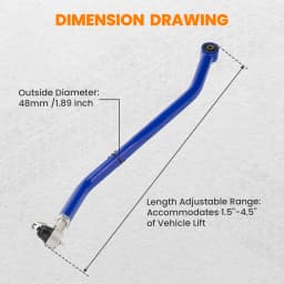 Suspension Panhard Rods/Bar for Jeep Wrangler TJ Track Bar 1997-2006 Cherokee for XJ w/1.5-4.5 Lift