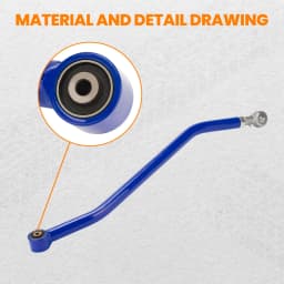 Suspension Panhard Rods/Bar for Jeep Wrangler TJ Track Bar 1997-2006 Cherokee for XJ w/1.5-4.5 Lift