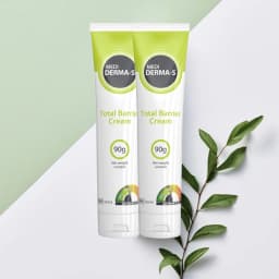 Medi Derma-S Barrier Cream Tube 90g*2, protects damaged and intact skin, Use During Episodes of Incontinence, Barrier Protection