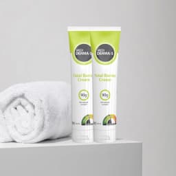 Medi Derma-S Barrier Cream Tube 90g*2, protects damaged and intact skin, Use During Episodes of Incontinence, Barrier Protection