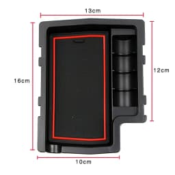 Armrest Storage Box for Subaru XV Crosstrek 2012 2013 2014 2015 2016 2017 Interior Center Console Organizer Glove Holder Tray
