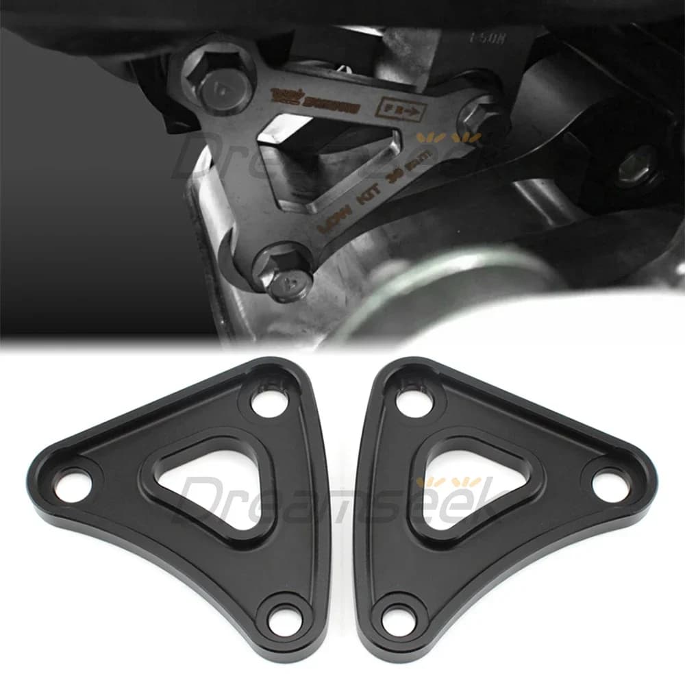 Black Lowering Kit Link for Suzuki GSX-S1000 GSX-S1000F Katana 2015-2023 Motorcycle Rear Suspension Drop Linkages Aluminum Alloy