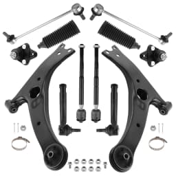Front Struts w/ Coil Springs + Control Arms For Toyota Corolla 2003 2004-2008