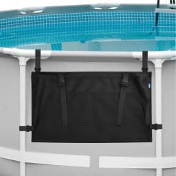 Aboveground Pool Bag Large Opening Container Toy Storage Net Bag Bathroom Toiletries Pouch Over Ground Pool Accessories For Most