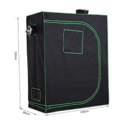 120*60*150cm Indoor Plant Grow Tent Green Room Hydroponic Canopy Mylar 600D