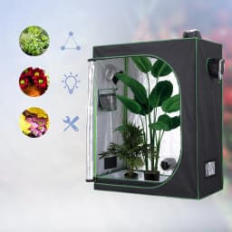 120*60*150cm Indoor Plant Grow Tent Green Room Hydroponic Canopy Mylar 600D
