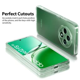 Soft Silicone Clear Phone Case For OPPO Reno 12 FS Shockproof Bumper Anti-Fingerprint Cover For OPPO Reno 12 F Phone Accessories