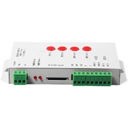T1000S SD Card RGB LED Controller 2048Pixels For WS2801 WS2811 WS2812B LPD6803 2048 LED Strip Light DC5~24V