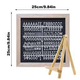 Letter Board Sign Small Felt Message Board Stable Square Letter Sign Fashionable Decoration For Home Work Mother's Day Birthdays