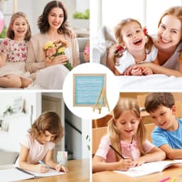 Letter Board Sign Small Felt Message Board Stable Square Letter Sign Fashionable Decoration For Home Work Mother's Day Birthdays