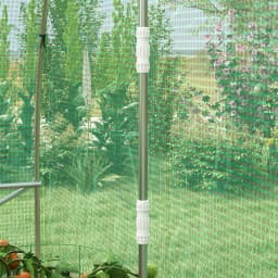 3 X 2m Polytunnel Greenhouse with Sprinkler System, Green House for Garden