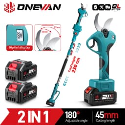 Brushless 45mm Telescoping Pole Pruning Shear 2800W High Branch Scissor 2 IN 1 Garden Cutter Tool For Makita 18V Battery Pin
