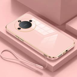 Magic5lite Luxury Plating Lanyard Silicone Case For Honor Magic 5 6 Magic5 Magic6 Lite X9a X9b 90 70 Pro Shockproof Soft Cover