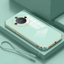 Magic5lite Luxury Plating Lanyard Silicone Case For Honor Magic 5 6 Magic5 Magic6 Lite X9a X9b 90 70 Pro Shockproof Soft Cover