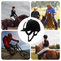 Equestrian Horse Riding Helmet Breathable Durable ABS Safety Half Cover Headgear Breathable Safety Hats For Equestrian Riders 