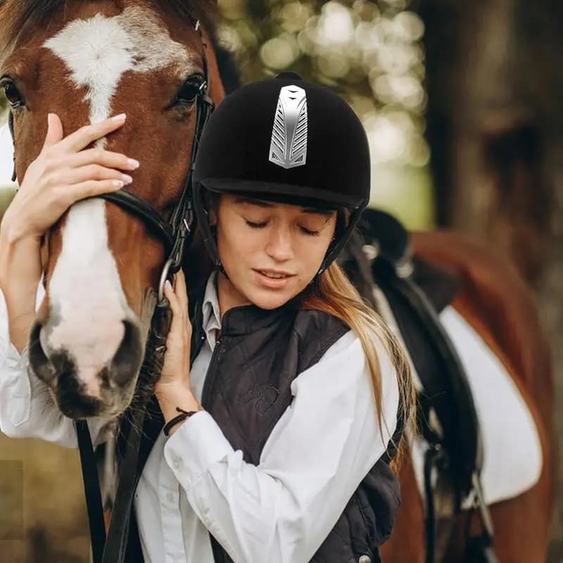 Equestrian Horse Riding Helmet Breathable Durable ABS Safety Half Cover Headgear Breathable Safety Hats For Equestrian Riders 