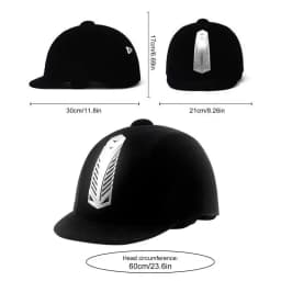 Equestrian Horse Riding Helmet Breathable Durable ABS Safety Half Cover Headgear Breathable Safety Hats For Equestrian Riders 