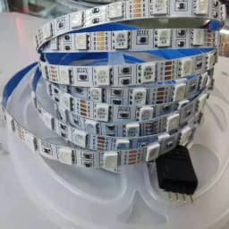 DC 5V 12V 24V 5M SMD 5050 RGB LED Strip Narrow side 6mm width PCB 60LEDs/M Flexible Light Tape Not waterproof LED Bar