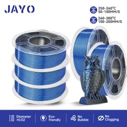 JAYO PLA Plus SILK Three Colors Silk Rainbow 3D Printer Filament 1.75mm 100% No Bubble FDM 3D Printer Materials for 3D Printer