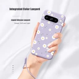 Pixel 8 Pro White Flower Bracelet Silicone Phone Case For Google Pixel 8Pro 8 8A 5 3XL 3A 4 4A 5 7 7A 6 6A 9 9Pro 9ProXL Cover