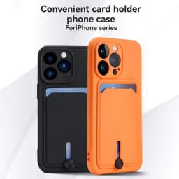 mobile phone case card slot for iphone 16 15 14 13 12 11 pro max mini plus silicone soft tpu Credit card bag cover case