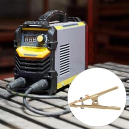 Ground Clamp A-Shape Cable Gripper 260/300/500A Ground Soldering Earth Clamp Welder Cable Copper Grip Clip For Welding Machine