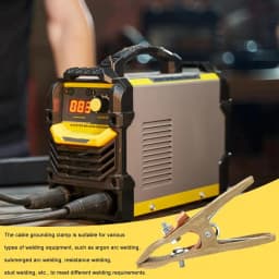 Ground Clamp A-Shape Cable Gripper 260/300/500A Ground Soldering Earth Clamp Welder Cable Copper Grip Clip For Welding Machine