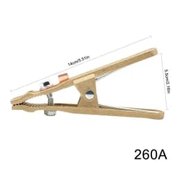 Ground Clamp A-Shape Cable Gripper 260/300/500A Ground Soldering Earth Clamp Welder Cable Copper Grip Clip For Welding Machine