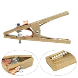 Ground Clamp A-Shape Cable Gripper 260/300/500A Ground Soldering Earth Clamp Welder Cable Copper Grip Clip For Welding Machine