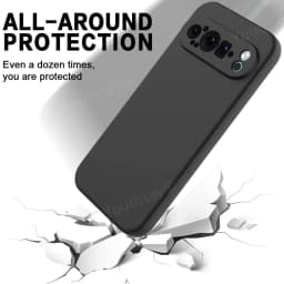 For Google Pixel 9 Pro Case Google Pixel 9 8 7 Pro 8A 7A 6A Cover Fundas Coque Soft Original Liquid Silicone Case Pixel 9 Pro XL