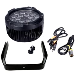 IP65 Waterproof with Flight Case LED Par Lights 18x18w RGBWA UV DJ DMX512 Control Professional Stage DJ Equipment Disco Lights