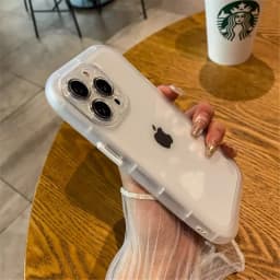 Shockproof Silicone Bumper Clear Phone Case For iPhone 16 15 14 13 12 11 Pro Max XR X XS 7 8 Plus Soft Transparent Cases Cover