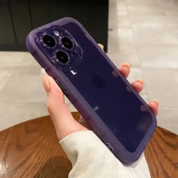 Shockproof Silicone Bumper Clear Phone Case For iPhone 16 15 14 13 12 11 Pro Max XR X XS 7 8 Plus Soft Transparent Cases Cover