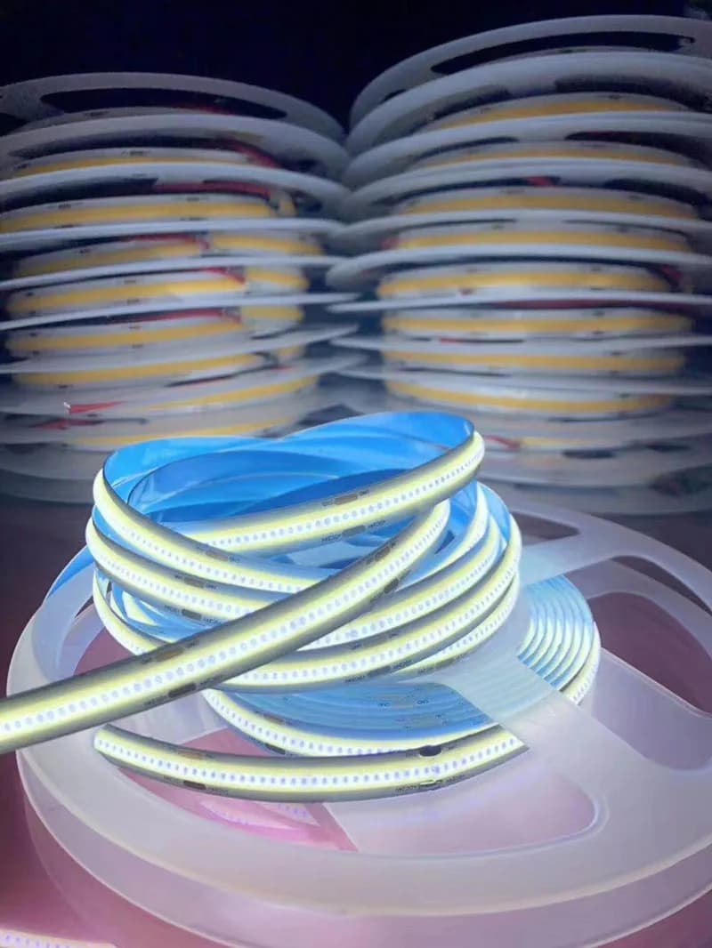 DC12V COB LED strip light 384LED 8mm PCB Warm White Cool White Continous Home Cove Wardrobe Light Ambient Light
