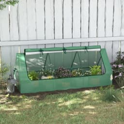 Small Polytunnel with Mesh Windows Portable Mini Green House