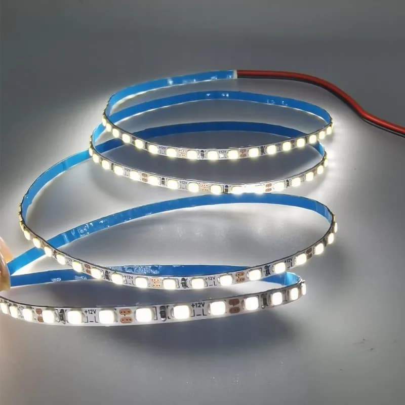 2835 LED Strip 4mm Narrow Width 120led/m 5m Flexible Strip Light White Warm white Blue Green Red Non-Waterproof Strip DC12V