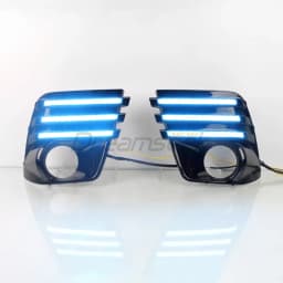 LED DRL Daytime Running Light For Subaru Forester SK 2022 2023 2024 Fog Lamp W/ Dynamic Sequential Turn Signal 3 Color Headlight