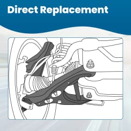 1pc Front Suspension Lower Wishbones Track Control Arms For Jaguar S Type XJ XF  C2C39683   C2C26261