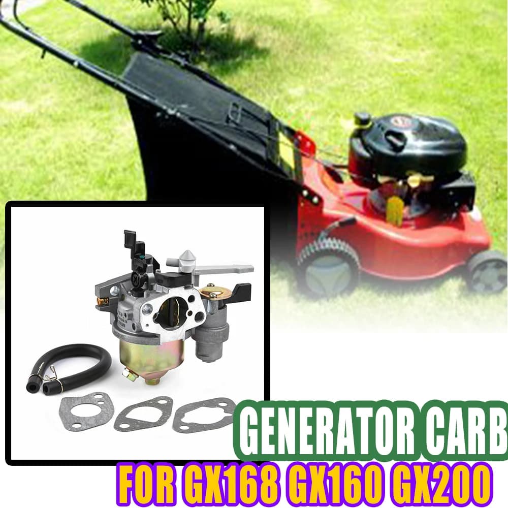 Carburetor Carb for Honda GX140 GX160 GX168 GX200 5.5HP 6.5HP Lawnmower Pressure Washer Engine Replacement